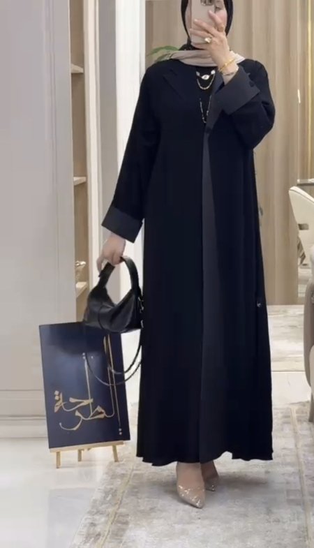 عباية مع ساتان