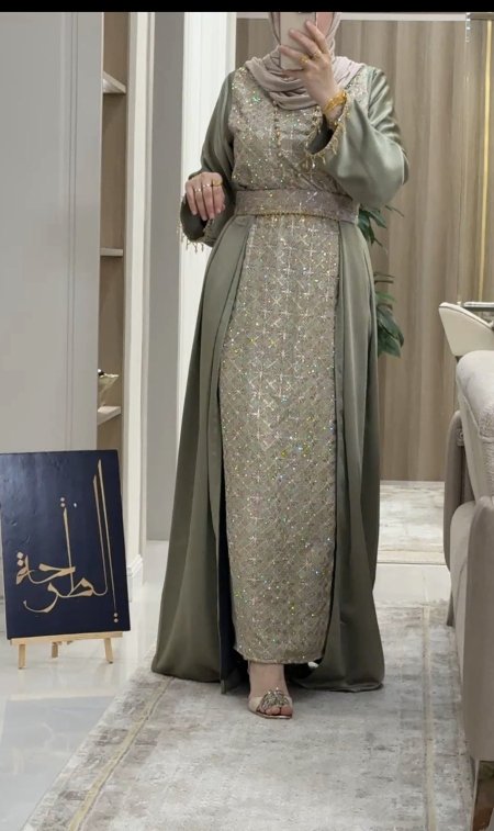 قفطان مع تنورة 9328