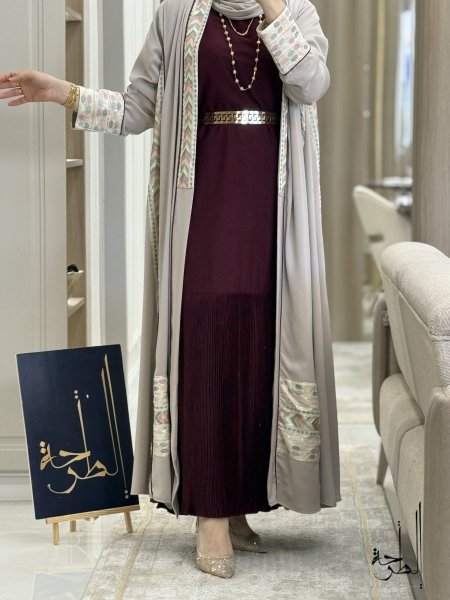عبايه مفتوحه 9258