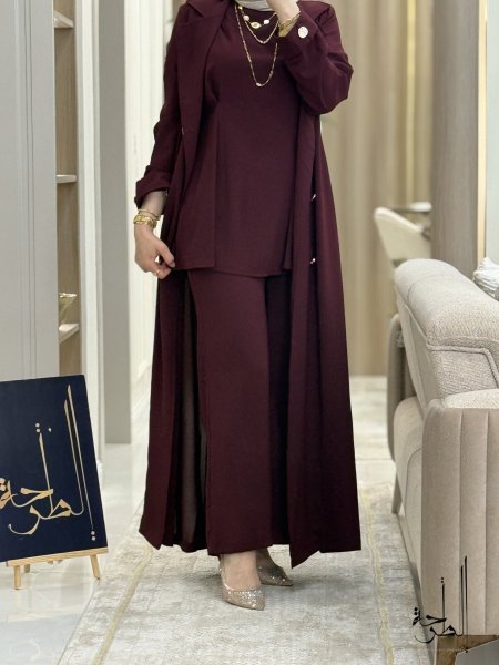 عبايه تلات قطع 9256