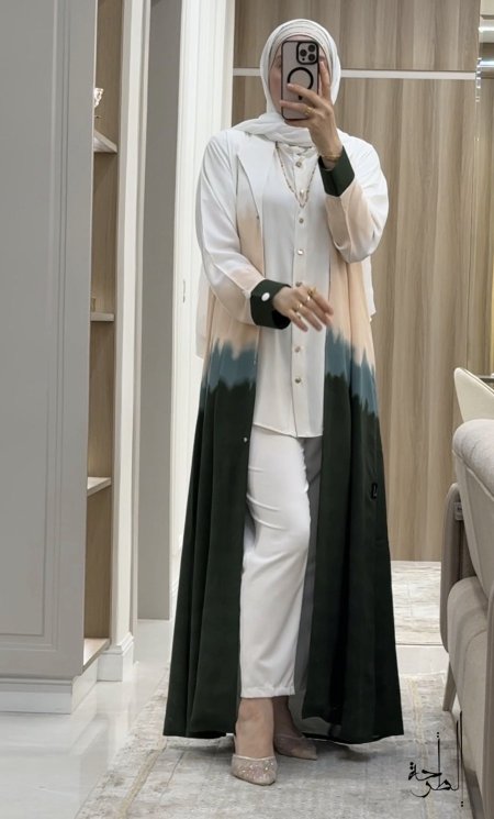 عبايه ابيض 9245