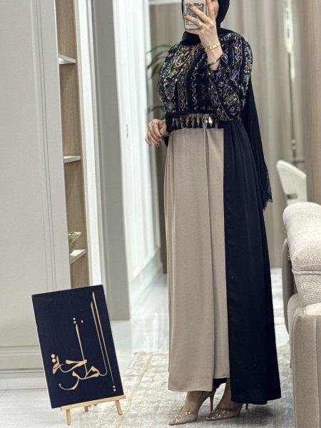 فستان بيج اسود 9230