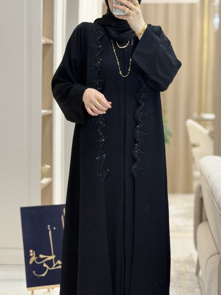 عبايه شك مفتوحه من الامام 9301