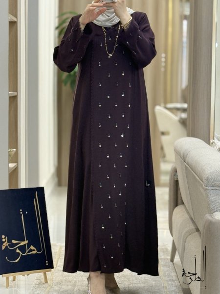 عبايه شك من الوسط 9039
