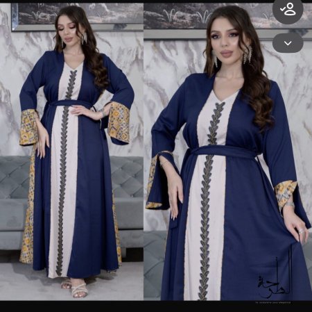 جلابيه خامه كريب ناعم 9413