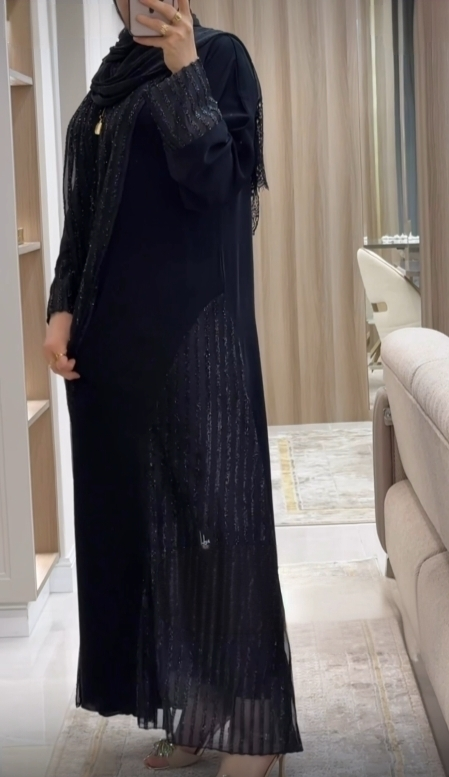 عبايه مع لمعه 9487