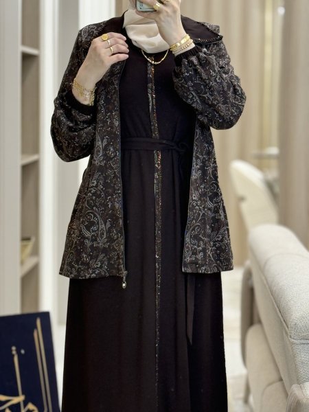 فستان مع جاكيت 9535